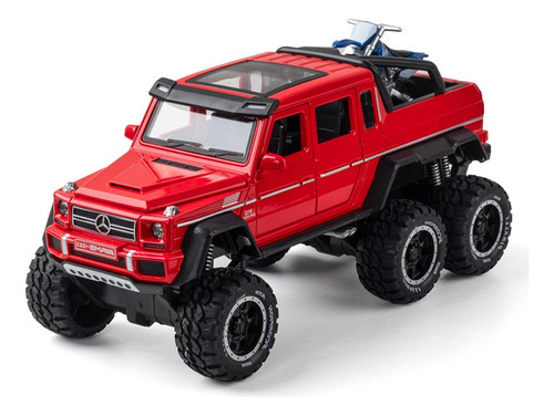 Mercedes-benz G63 6×6 Pickup Edition Miniatura Metal Autos