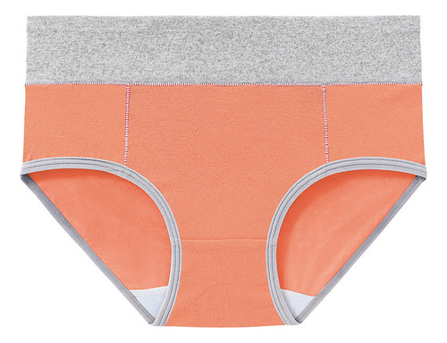 Calzoncillo Mujer Cintura Alta Braga Cómoda Algodón 5 Piezas