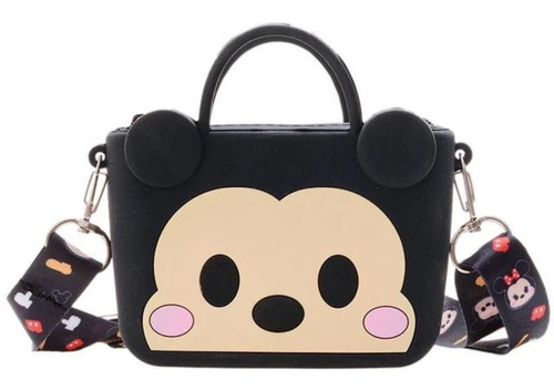 Bolsa De Silicon Mickey Mouse Dama Niña Cartera Multiusos 