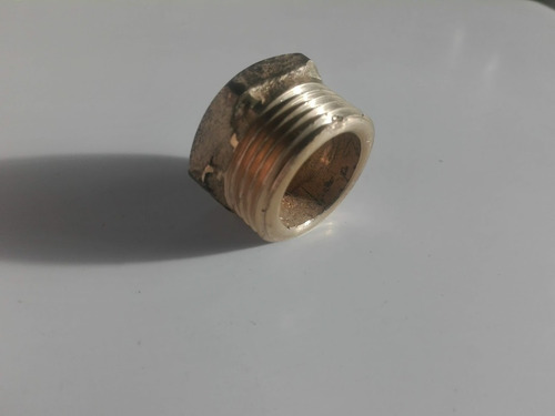 Buje Reducccion Rosca 3/4 Macho X 3/8 Hembra Bronce