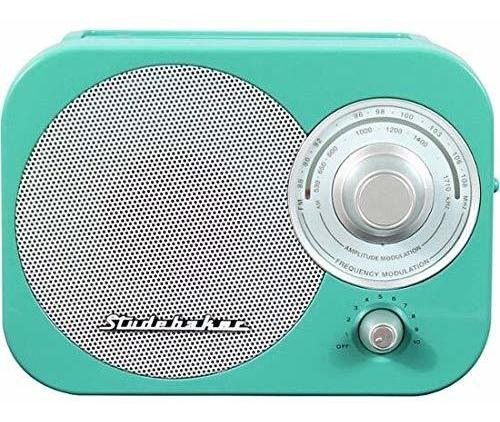 Radio Am/fm Transportable Studebaker Radio En Color Cerceta,