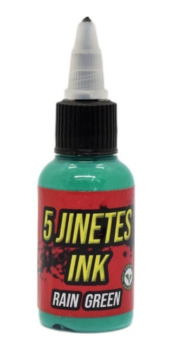 Tinta Tattoo 5 Jinetes Ink 1oz. Rain Green