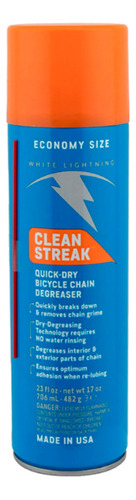Desengrasante Cadena Bici White Lightning Clean Streak 23 Oz Color Celeste