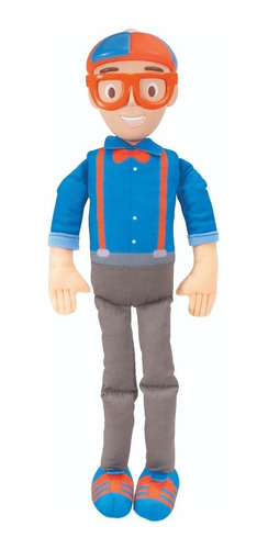 Peluche Muñeco Blippi Con 15 Sonidos Y Frases 45 Cm Edu