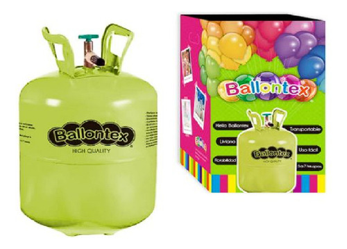 Dada® Balón Cilindro Tanque De Gas Helio Para 30 Globos 23cm