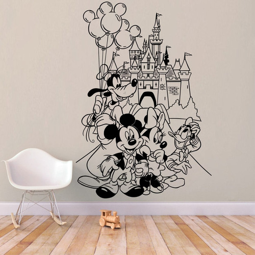 Vinil Decorativo 6401 Varios Castillo Disney Chico