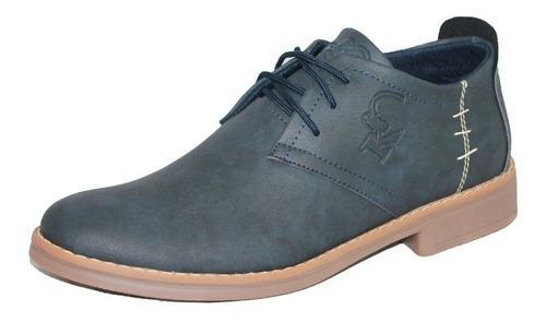 Zapatos Casuales Peskdores Blue Oxfords Bl00078