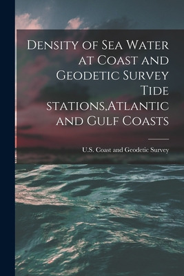 Libro Density Of Sea Water At Coast And Geodetic Survey T...