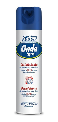 Desinfectante Onda Spray Sutter X 3 Und