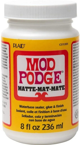 Mod Podge Sellador A Base De Agua, Pegamento Y Acabado 8onza
