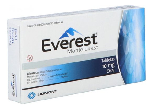 Everest 10 Mg 30 Tabletas