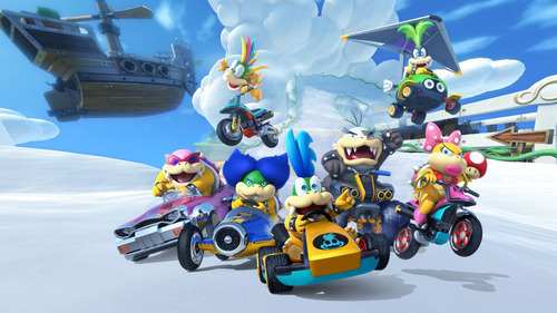 Consola Nintendo Switch Mk 8 Deluxe (juego Digital + 3 M)