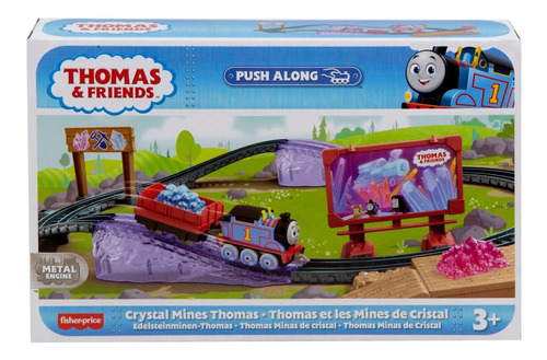 Thomas & Friends - Thomas Minas De Cristal - Push Along Set