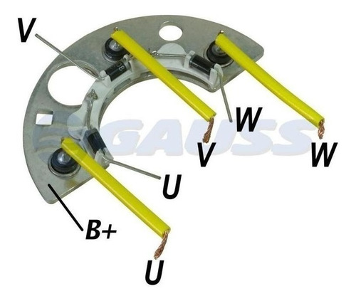 Plaqueta Alternador Ford-vw Wapsa