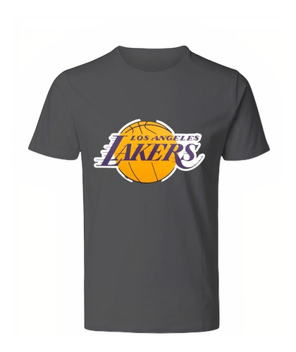 Polera Los Angeles Lakers Nba Estampadas Algodon  