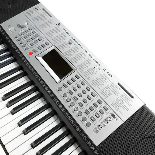 Imagen 4 de 5 de Piano Electrico Teclado Musical Teclado 61 Teclas Piano