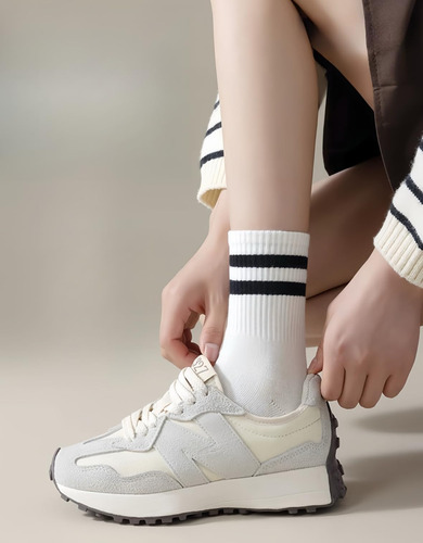 6 Pares Calcetines De Algodón Para Hombre Y Mujer,