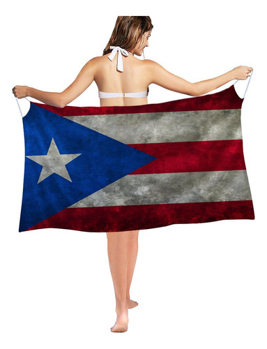 Nakgn Puerto Rico Bandera Swimwear Cover U B07dpdvpmk_060424