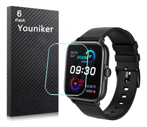 Youniker Paquete De 6 Protectores De Pantalla Para Reloj Int