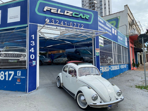 Vw/ Fusca 1300 Teto Solar Placa Preta