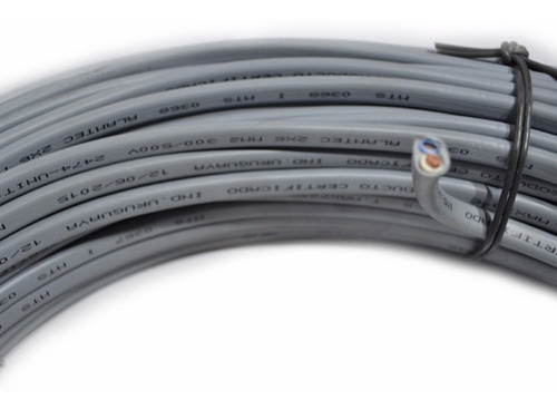 Cable Super Plastico 2x6