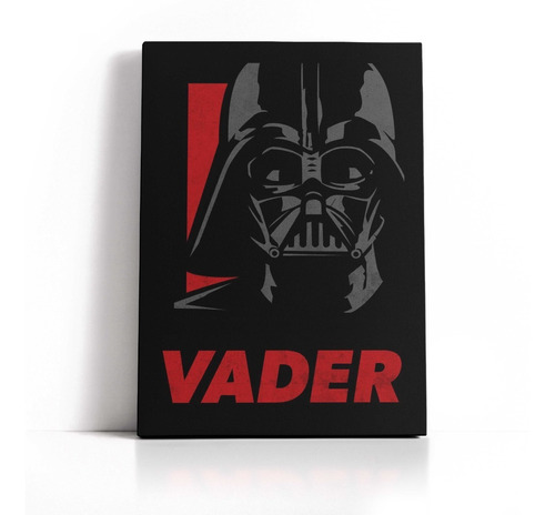 Cuadro Decorativo Star Wars - Vader - En Lienzo