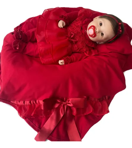 Saidas De Maternidade Vermelha Luxuosa Para Menina Realeza Vermelho/vermelho 0-1 M