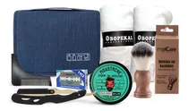 Comprar Kit Navaja Rasuradora Clasica Jabón Afeitar Hisopo Toallas