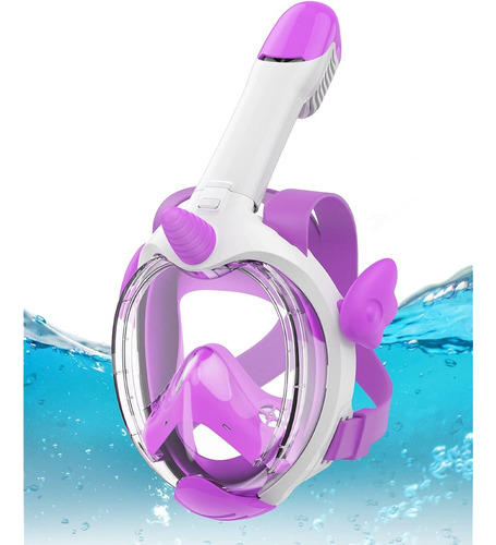 Equipo De Snorkel Estilo Unicornio Para Niños, Antifugas, An