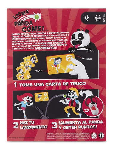 Juego De Mesa Mattel Come Panda Come