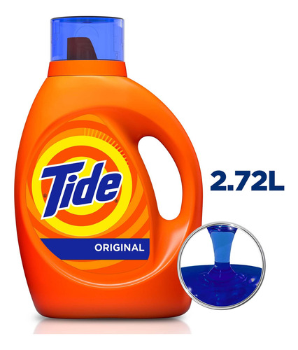 Detergente Líquido Tide Original 2.72 L