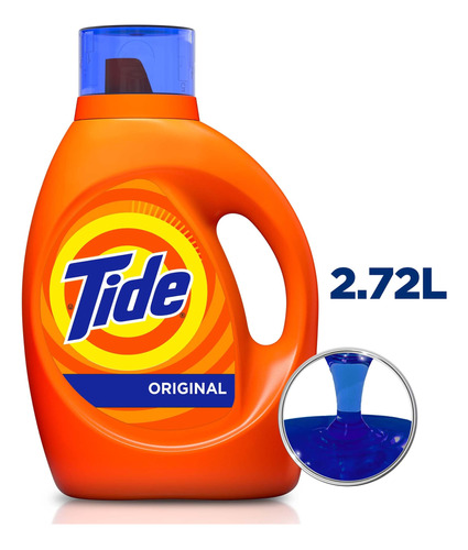 Detergente Líquido Tide Original 2.72 L