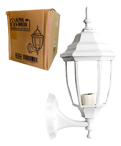 Lampara Farol Tipo Español De Pared Exterior Vintage 110v Bl