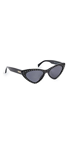 Gafas De Sol Puntiagudas De Gato Moschino, Azul Negro Qgryz