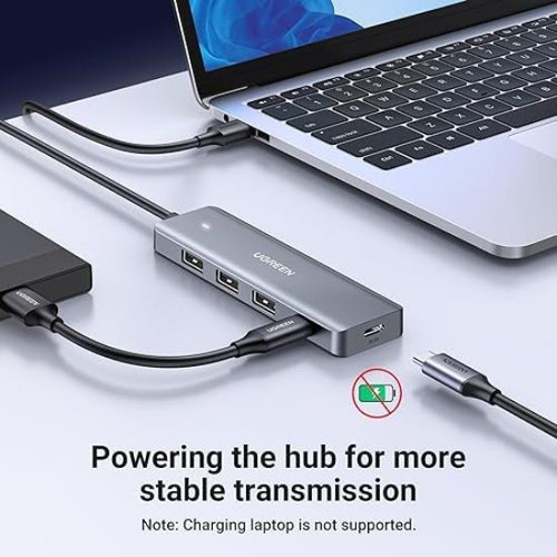 Hub Usb Ugreen 4 Puertos: Usb A, Usb C Y 3 Adaptadores