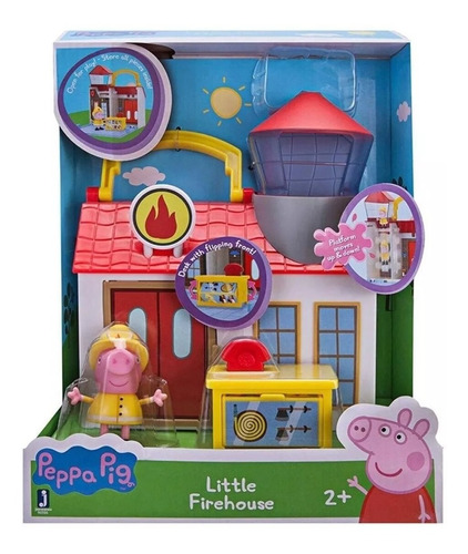 Peppa Pig Little Firehouse Pequeña Estacion De Bomberos