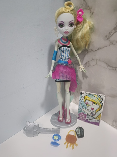 Monster High Lagoona  Baile Espeluztástico, Usado , Sin Caja