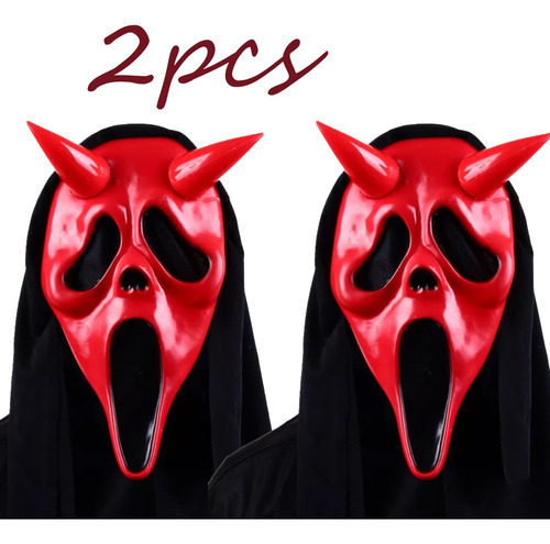 Máscara De Terror Halloween Ghostface Scream Cosplay Killer,