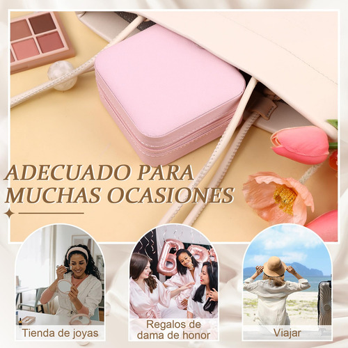 12 Joyeros Pequeños Estuche Para Joyas De Viaje Caja