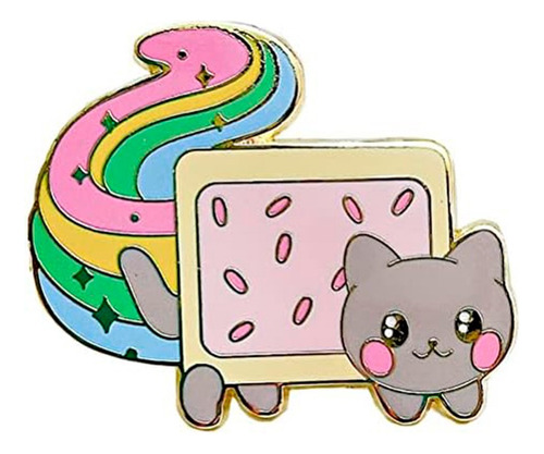 Pin Nyan Cat - Gato Pan Tostada Arcoiris - Pop-tarts Cat