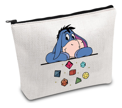 Fotap Eeyore Throwing Dice Bolsa De Maquillaje Dnd Dungeon M