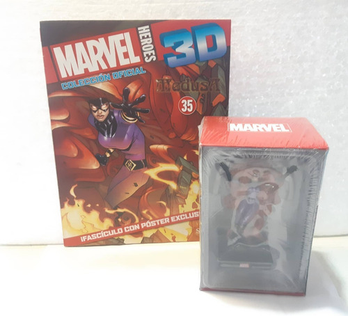 Figura Colección Marvel 3d Medusa Entrega N 35