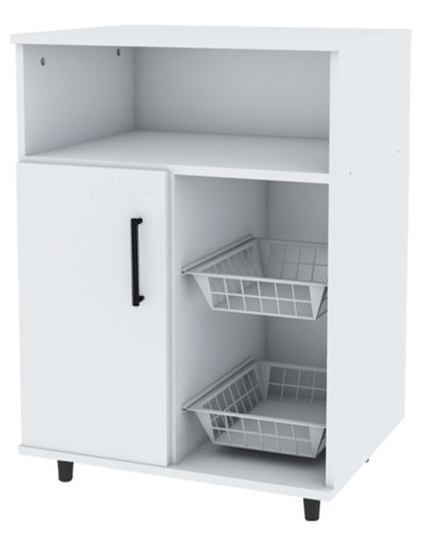 Mueble Microondas Rack Para Frutas Blanco Centro Estant