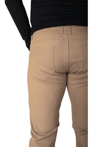 Pantalon Skinny De Gabardina Strech Para Hombre