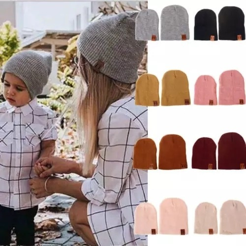 Gorros De Frío Para Padres E Hijos Igual Unisex  Calientito