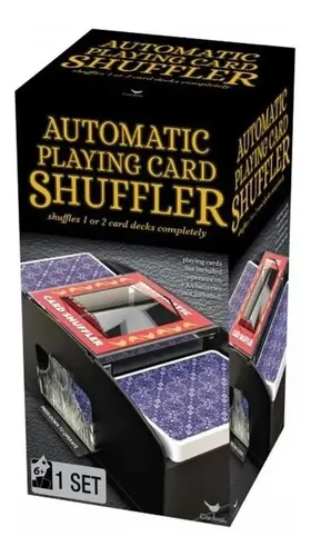 Mezclador De Cartas Automático Y Recargable Con Batería De 2000 MAh – Silencioso Y Rápido – Para Póker, UNO Y Blackjack – Ranura En Ángulo De 30°