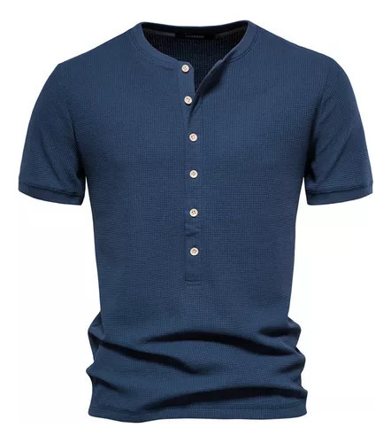 Camisas Henley For Hombre Camisas Informales De Punto