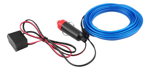 Panel Interior Led Frío Azul Con Panel Neon Strip Dc, 12 V,