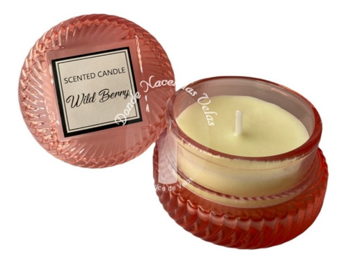 Velas Aromaticas Vidrio Wild Berry