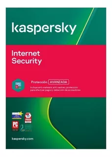 Antivirus Kaspersky Internet Security 1 Pc/1 Año